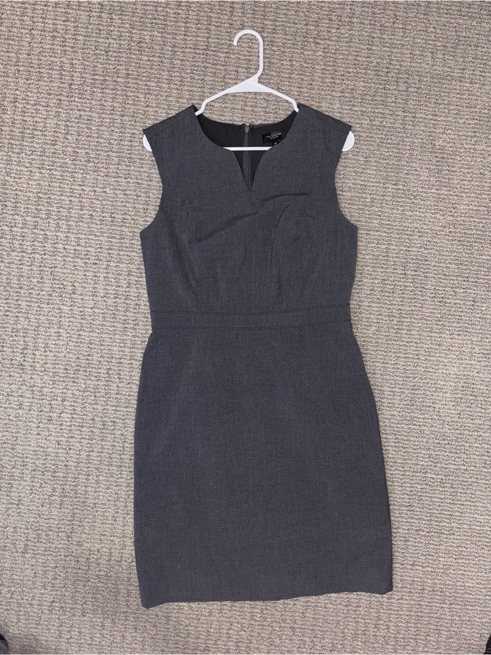 The Limited Charcoal Gray Midi Sheath Dress - Size 10